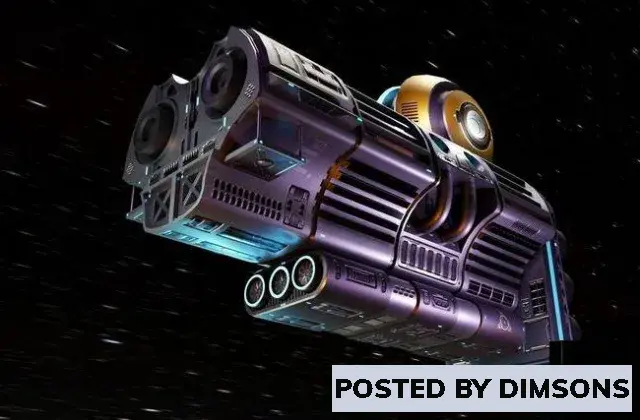 Aircraft Galactic Core spaceship - 3D Model