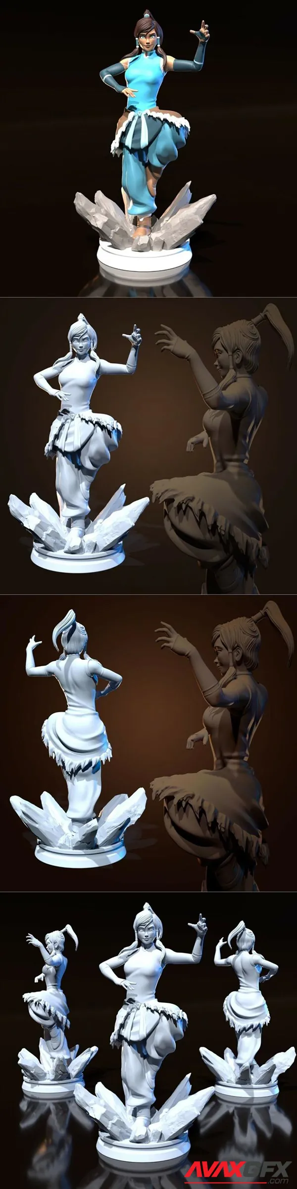 h3LL creator – Korra – 3D Print