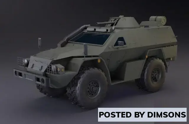 Military Kamaz 43269 Vistrel - 3D Model