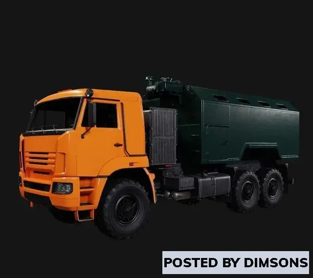 Vehicles, cars Kamaz Truck - 3D Model