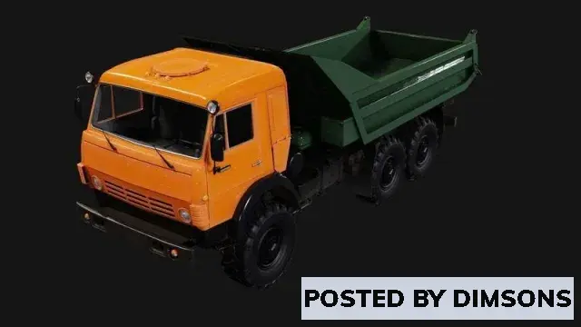 Vehicles, cars Kamaz Truck 2 - 3D Model