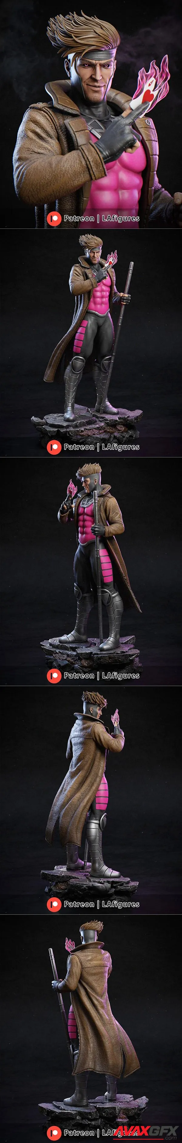 L.A. Figures – Gambit – 3D Print