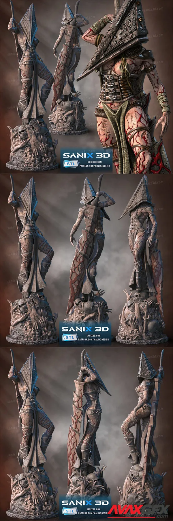 Lady Pyramid Head – 3D Print