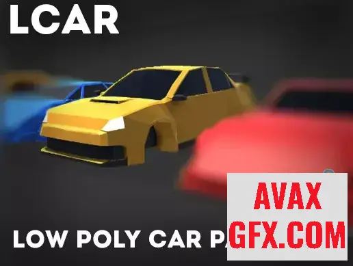 Unity Asset - LCar - (Low poly car pack + Bonus) v1.0