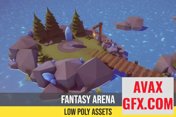 Unity Asset - Low Poly Fantasy Arena v1.0