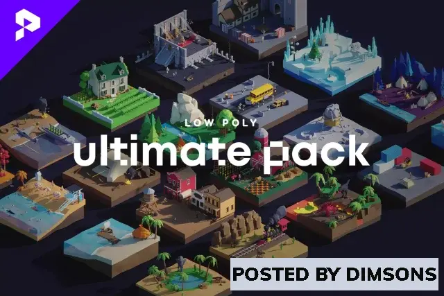 Unity 3D-Models Low Poly Ultimate Pack v8.0