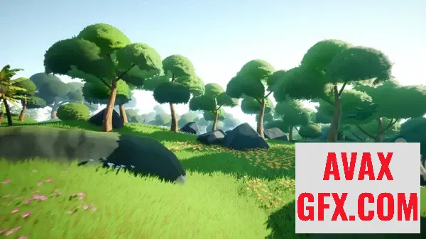 Unreal Engine Environments LUSH: Stylized Environment Set v4.27, 5.0-5.3