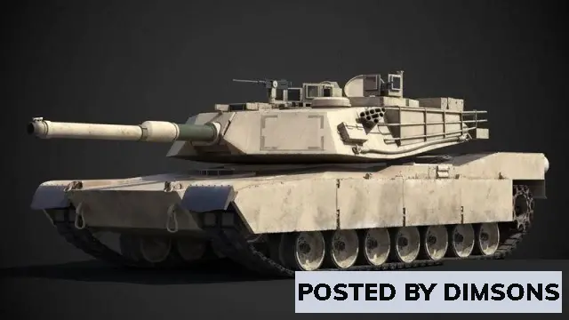 Military M1A2 Abrams - 3D Model