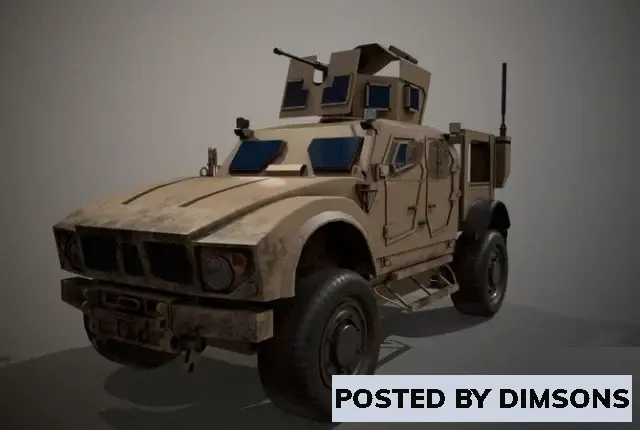 Military Military Car Vehicle - 3D Model