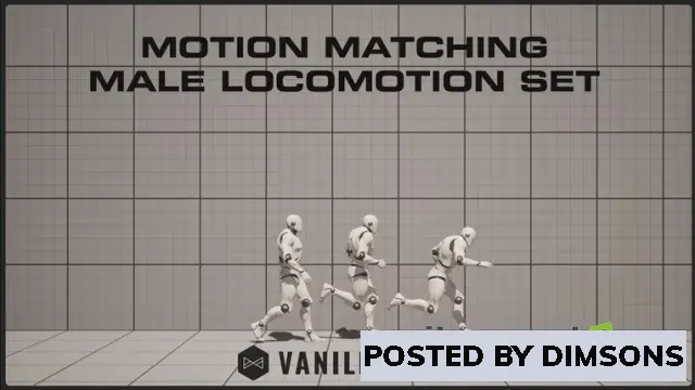 Unreal Engine Animations Motion Matching Male Locomotion Set v5.0-5.3