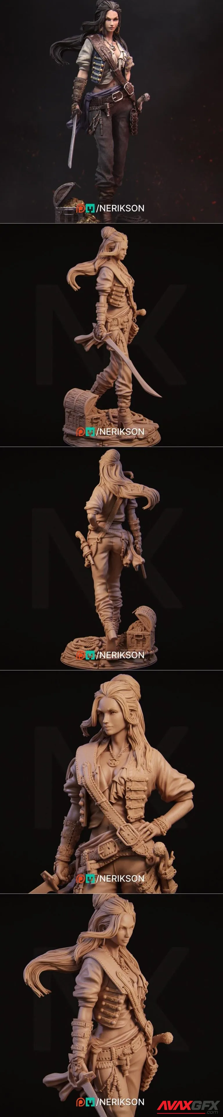 Nerikson – Mariana The Pirate – 3D Print