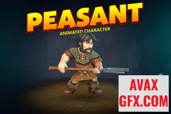 Unity Asset - Peasant animated character v1.0