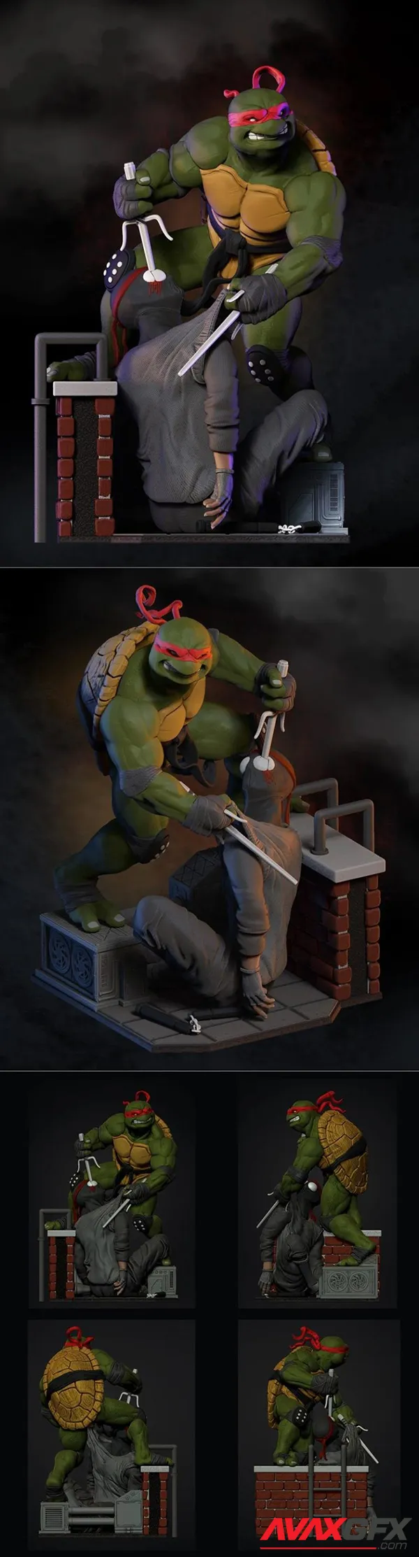 Raphael Statue – 3D Print