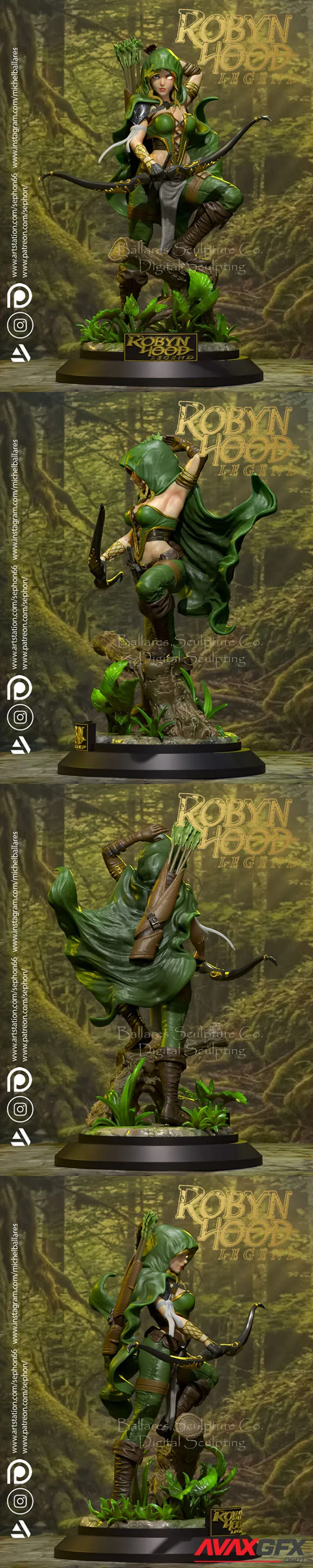 Robin Hood Legend – 3D Print