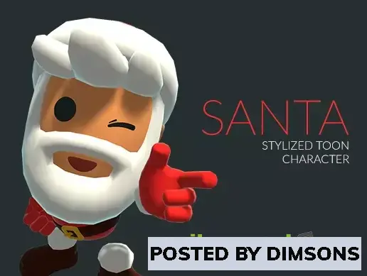Unity 3D-Models Santa | Stylized Toon Character v1.0.0