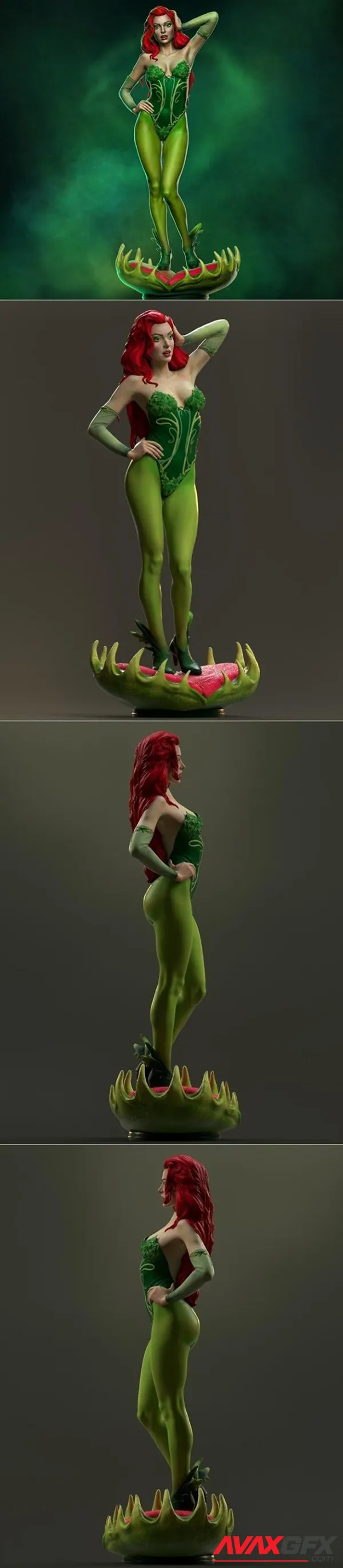 Stepanov Sculpts – Poison Ivy – 3D Print