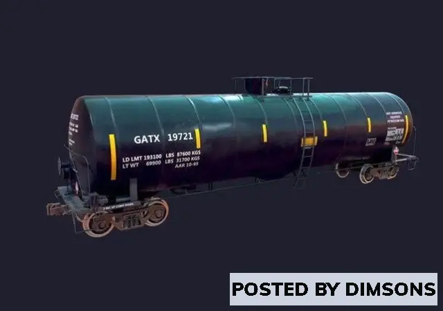 Tanker Car - 3D Model