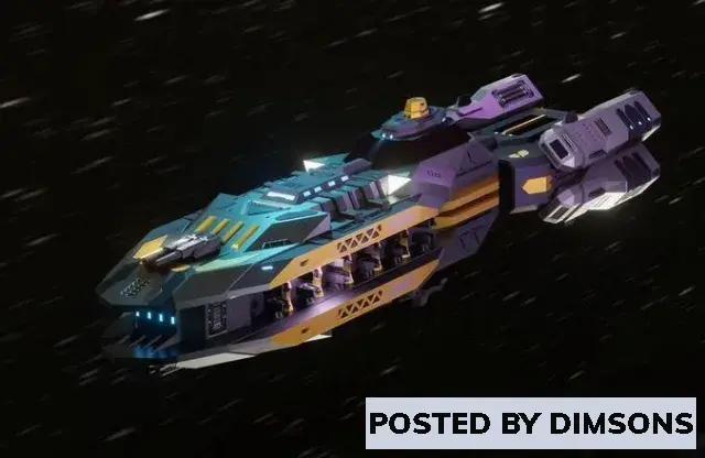 Aircraft The Serpent Spaceship - 3D Model