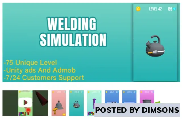 Unity Templates Welding Simulation