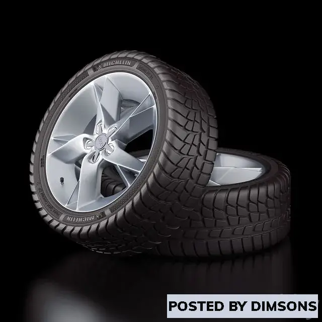 Vehicles, cars Wheel (Disk Audi Michelin) - 3D Model