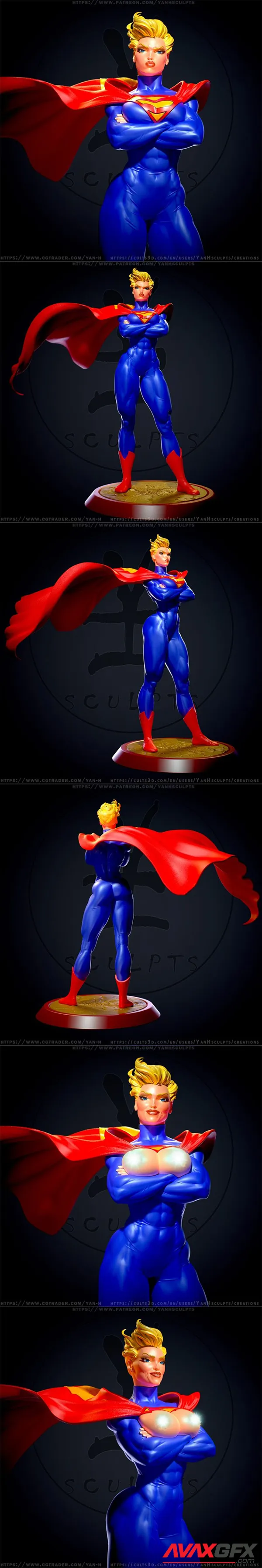 Yan H – Elseworlds Supergirl – 3D Print