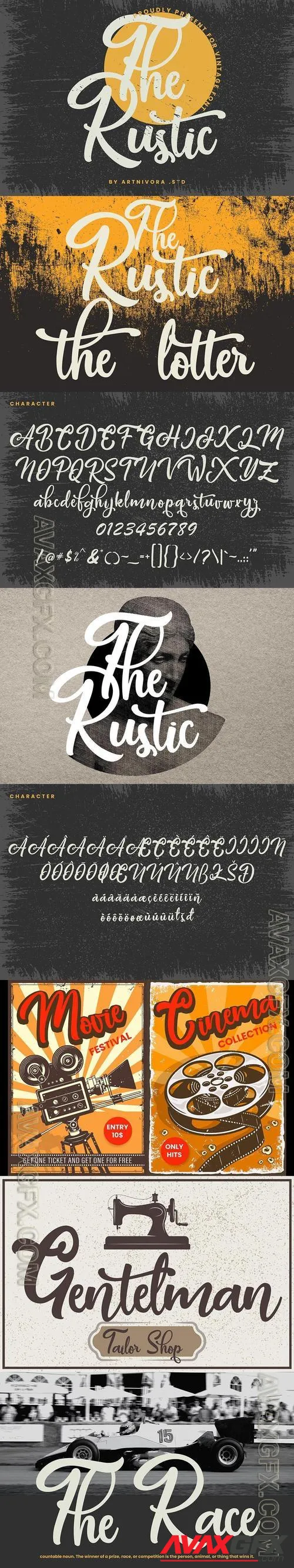 The Rustic - Script Font