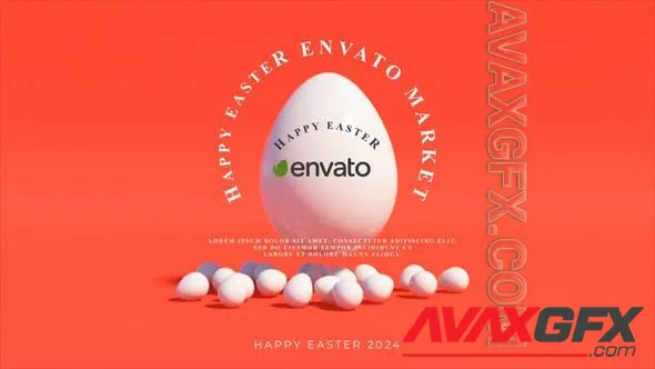 Happy Easter Logo V2 50841009 Videohive