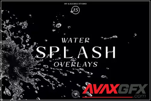 Water Splash Overlays - PDBMV5U