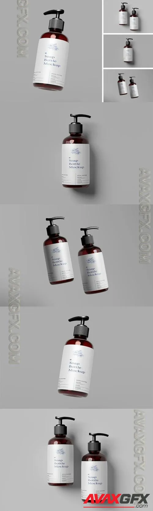 Soap Bottle Mockup