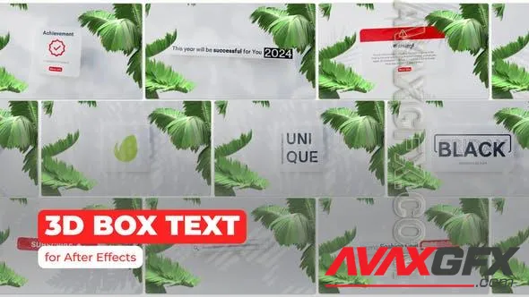 3D BOX TEXT 50830260 Videohive