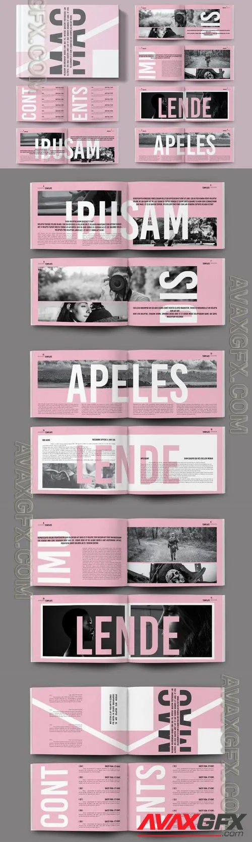 Magazine Landscape Layout