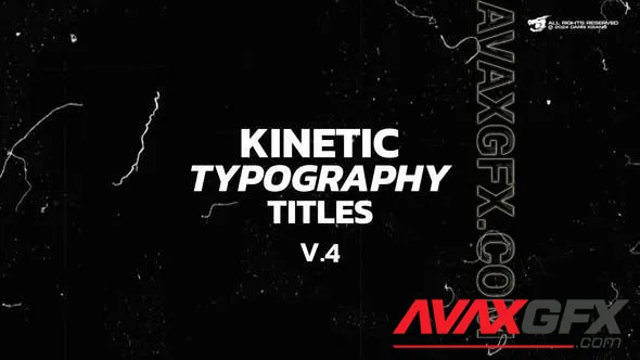 Kinetic Typography Titles / AE 50852856 Videohive