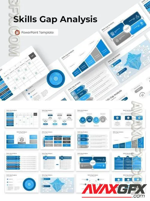 Skills Gap Analysis Powerpoint Template Avaxgfx