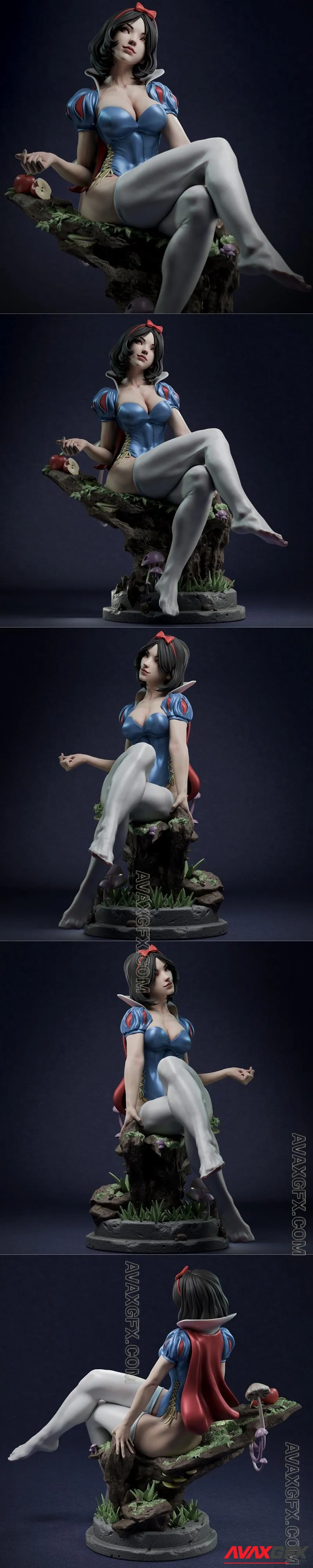 Ca 3d Studios - Snow White - STL 3D Model