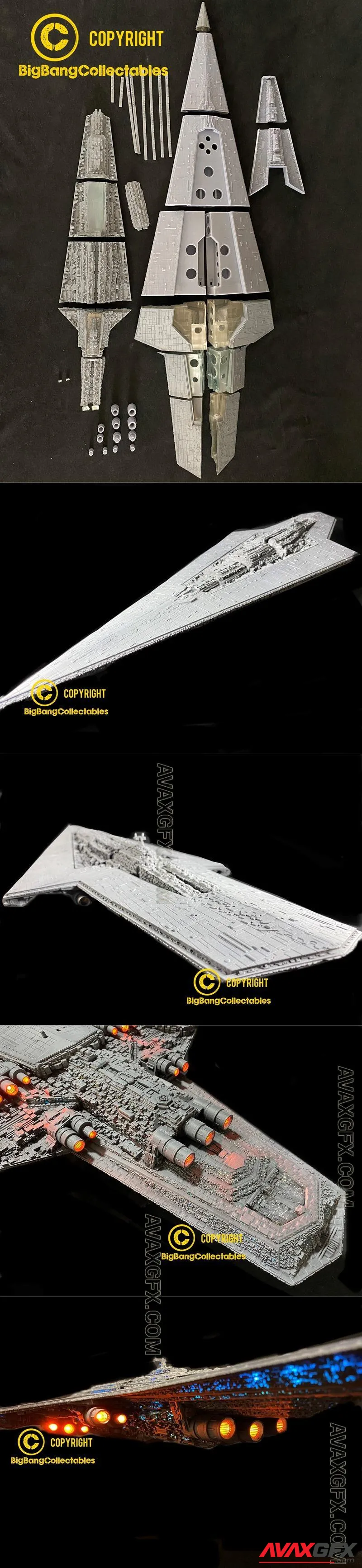 Big Bang Collectables - Super Star Destroyer - STL 3D Model