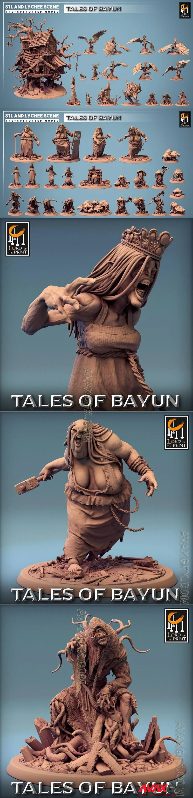 Lord of the Print - Tales of Bayun January 2024 - STL 3D Model