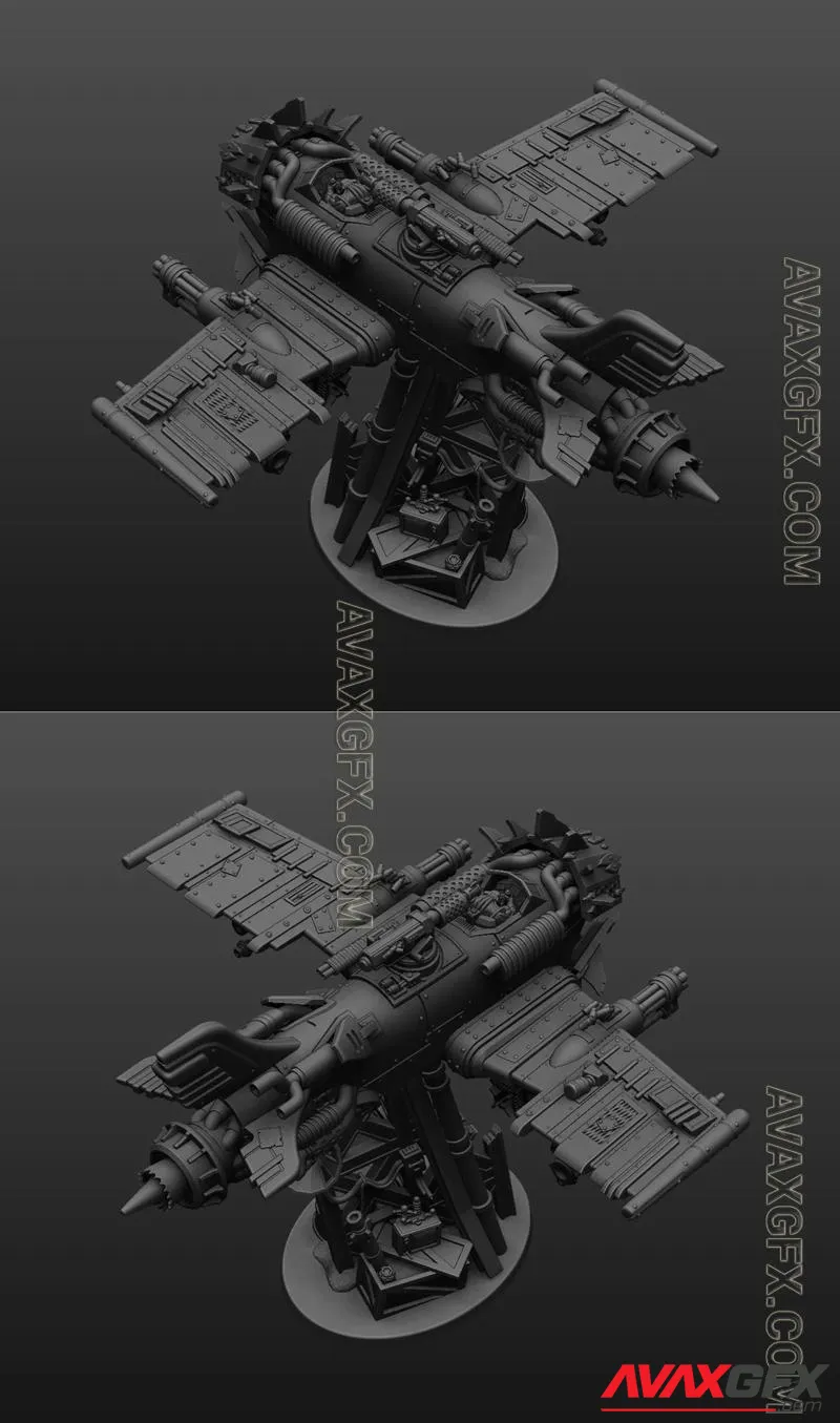 Bulwark - Scrap Jet - STL 3D Model