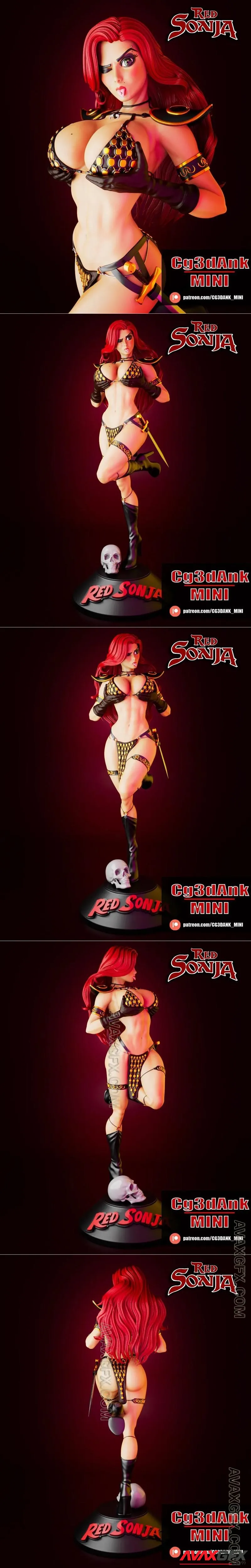 Red Sonja Fan Art - STL 3D Model