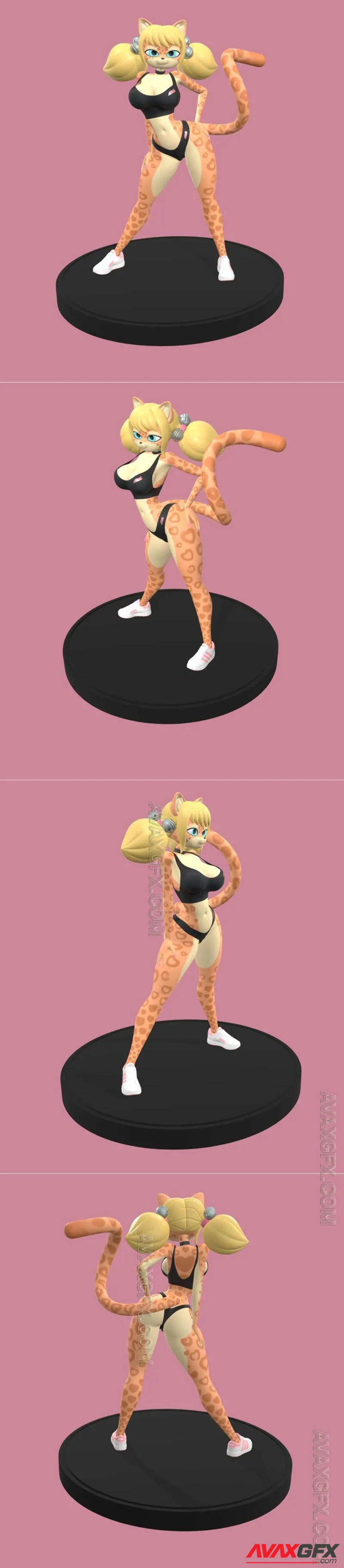 Dita the jaguar - STL 3D Model