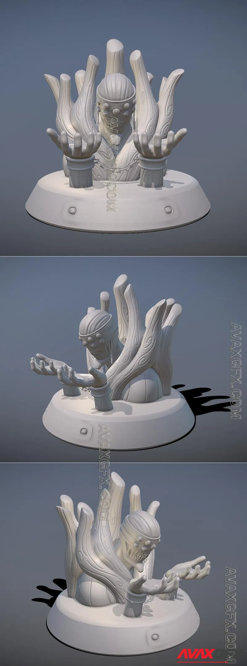 Gedo Statue - STL 3D Model