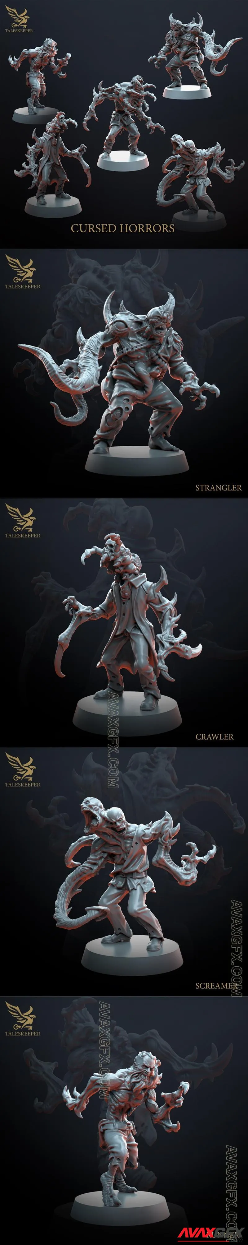 Tales Keeper - Cursed Horrors - STL 3D Model