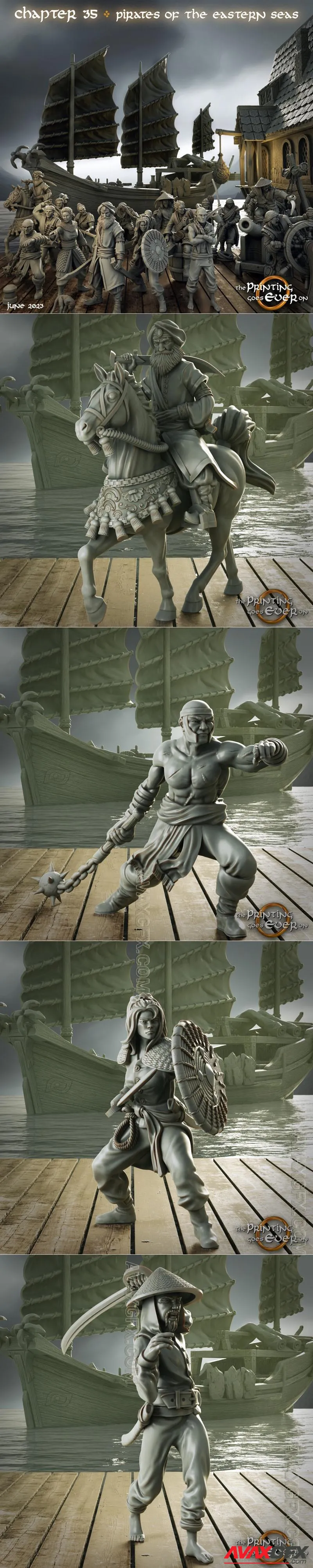Chapter 35 - Pirates of the Eastern Seas - STL 3D Model
