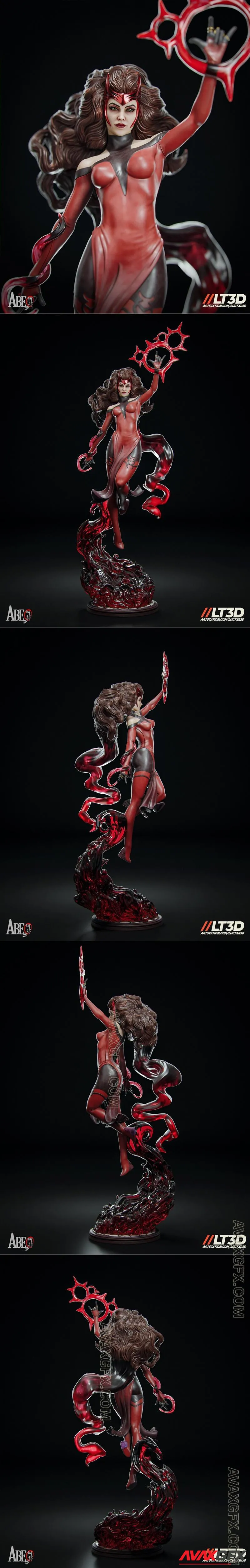 Abe3D - Scarlet Witch Hellfire Gala - STL 3D Model