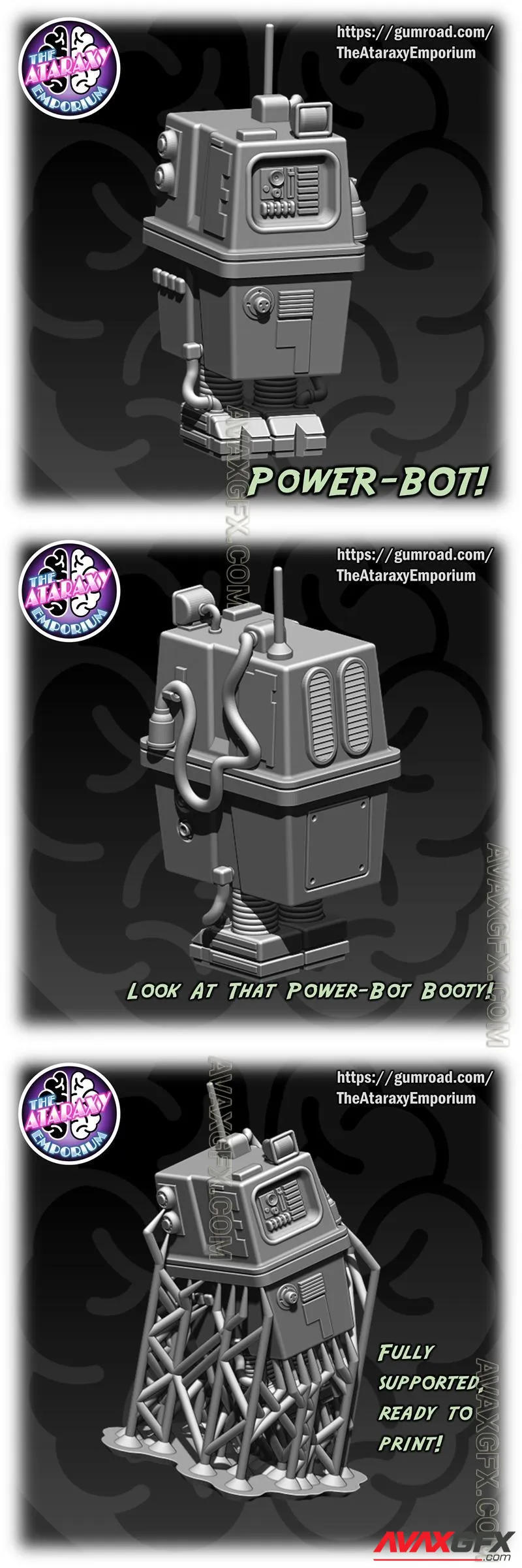 EG-Series Power Droid - AE014 - STL 3D Model