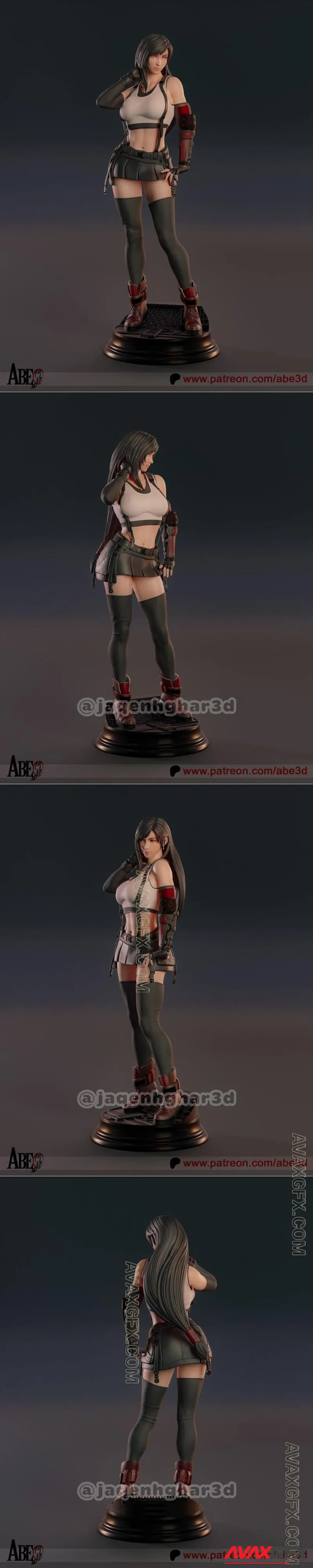 Abe3D - Tifa Lockhart - STL 3D Model