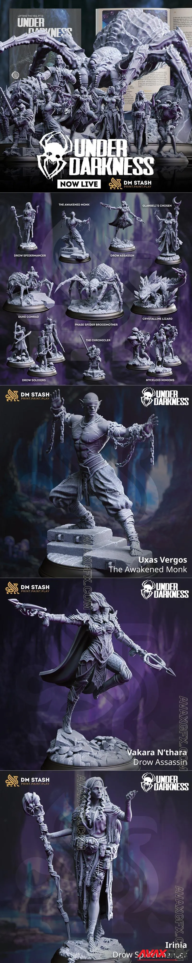 DM-Stash - Under Darkness February 2024 - STL 3D Model