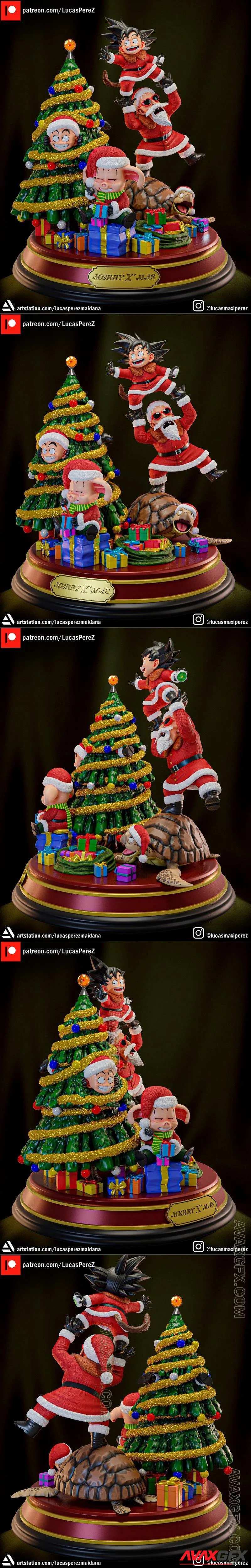 Lucas Perez - Diorama Especial Navidad - STL 3D Model