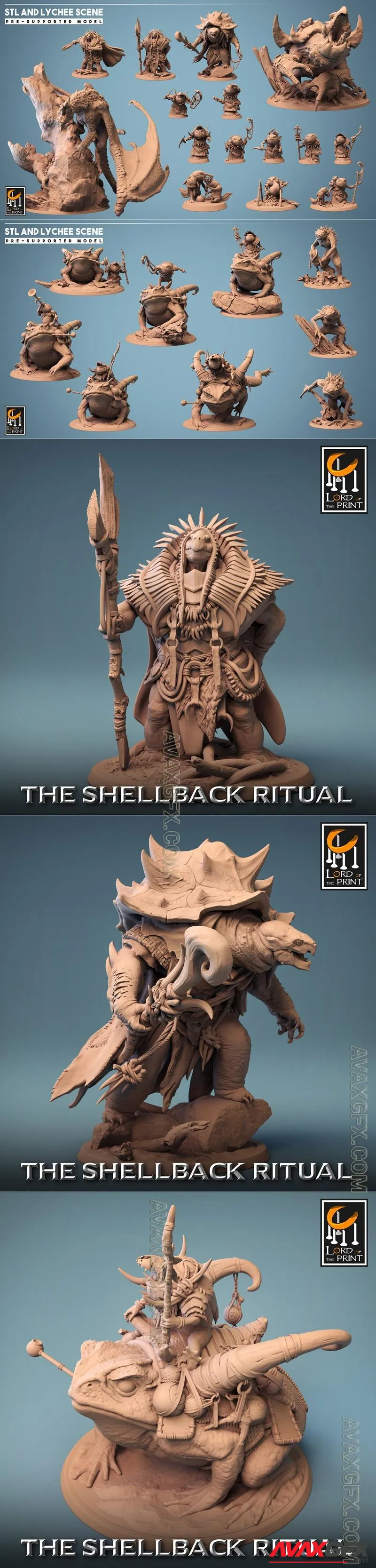 Lord of the Print - Shellback Ritual October 2023 - STL 3D Model