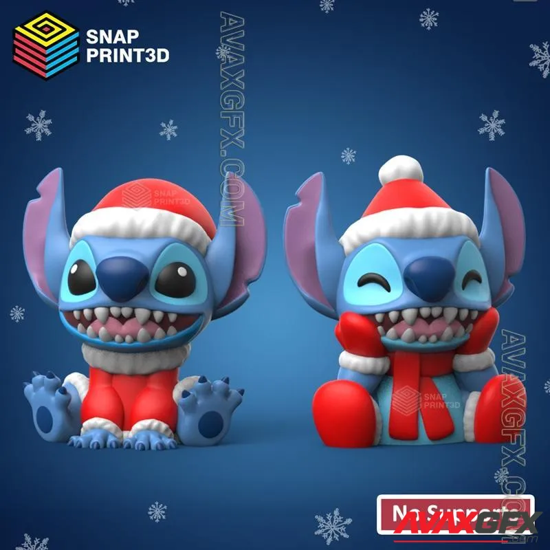 Christmas Stitch - STL 3D Model