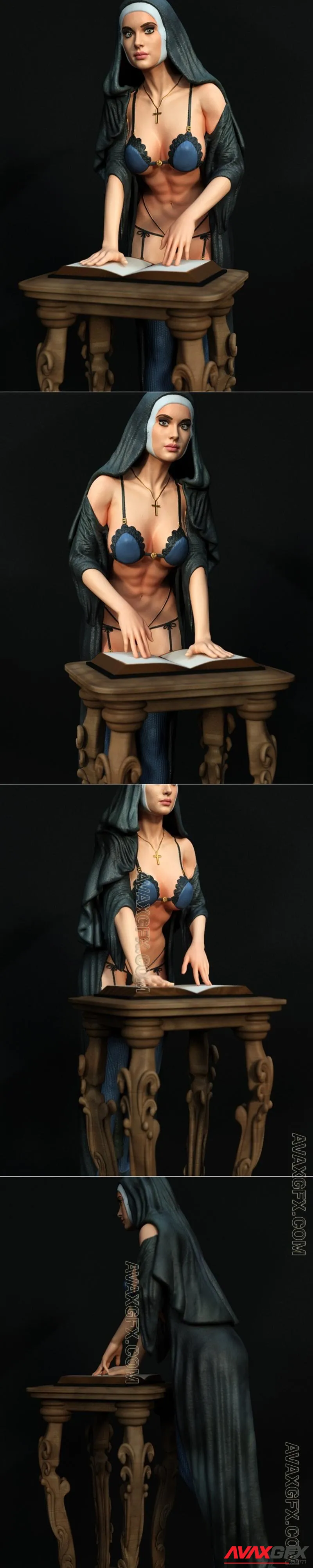 Exclusive - Nun - STL 3D Model